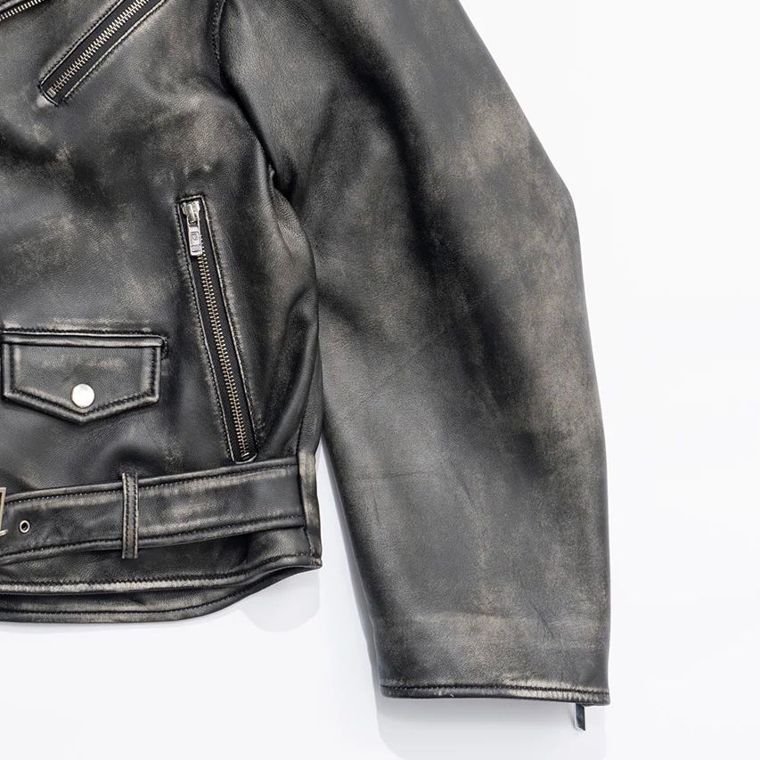 【残り一点】Rub Off Cow Leather Riders Jacket