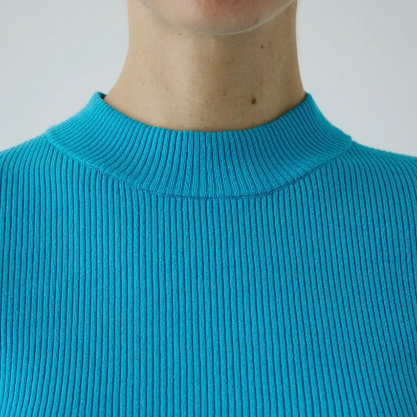 【残り一点】Border Double Cuff Knit Top