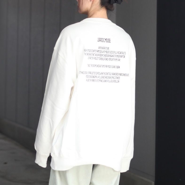 【残り一点】Jurassic Mouse Pullover Sweat