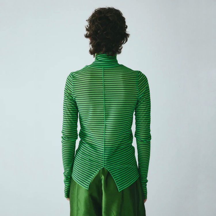 【残り一点】High Neck Mesh Inner Tops
