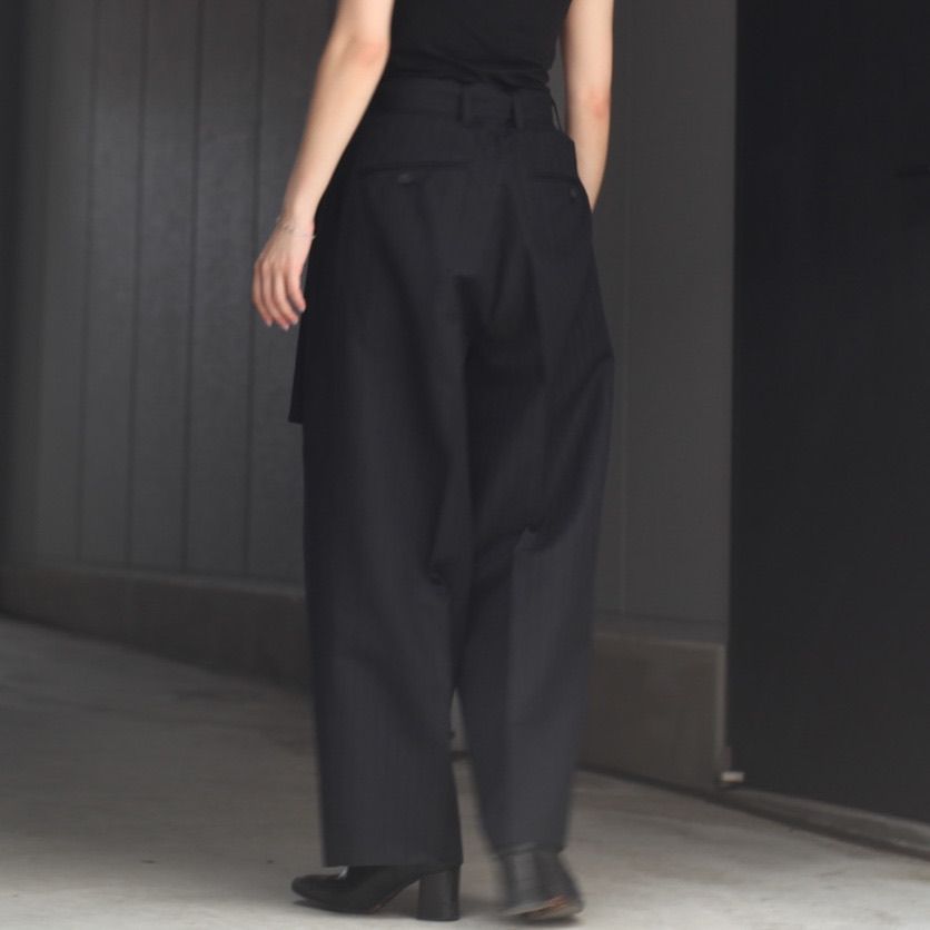 stein - 【残り一点】Belted Wide Straight Trousers | ACRMTSM ONLINE