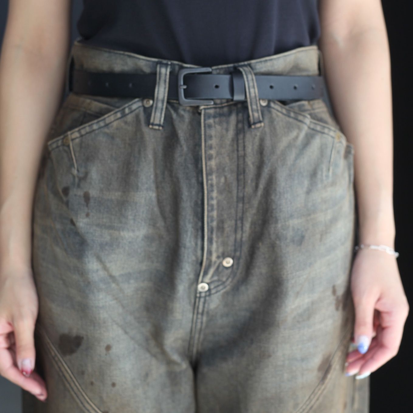 【残り一点】Newcommune Dirt Baggy Denim