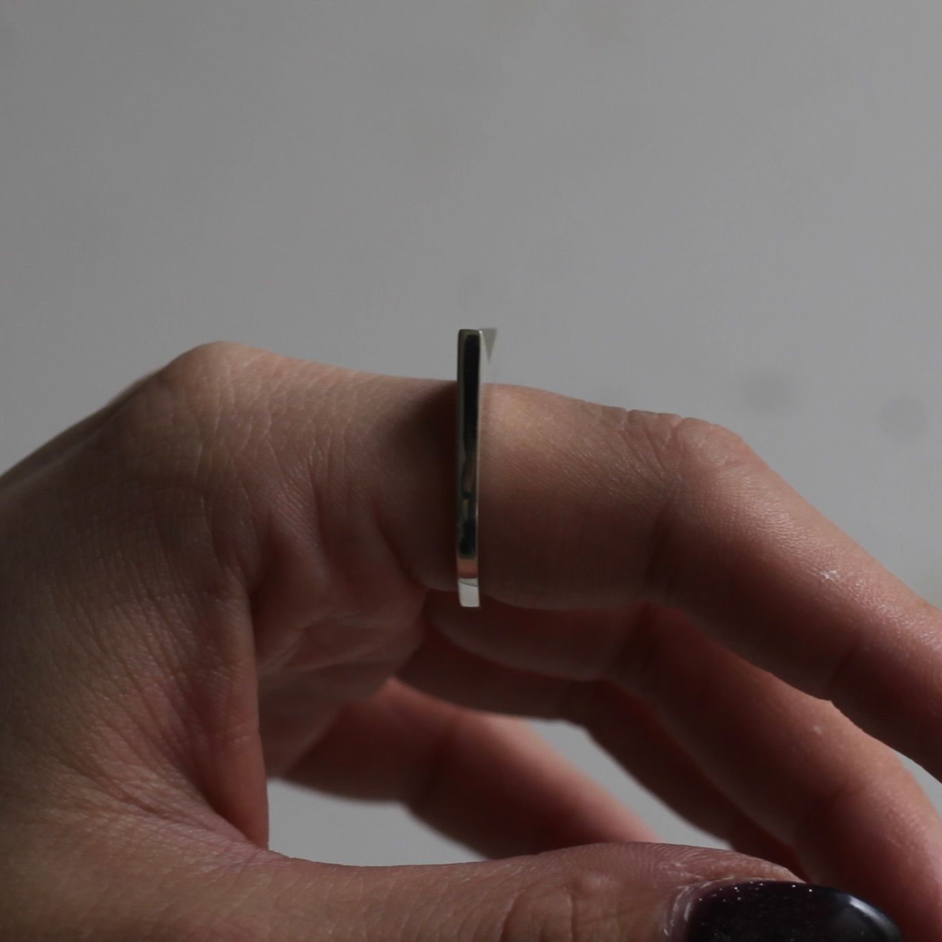 【残り一点】Flat Point Ring