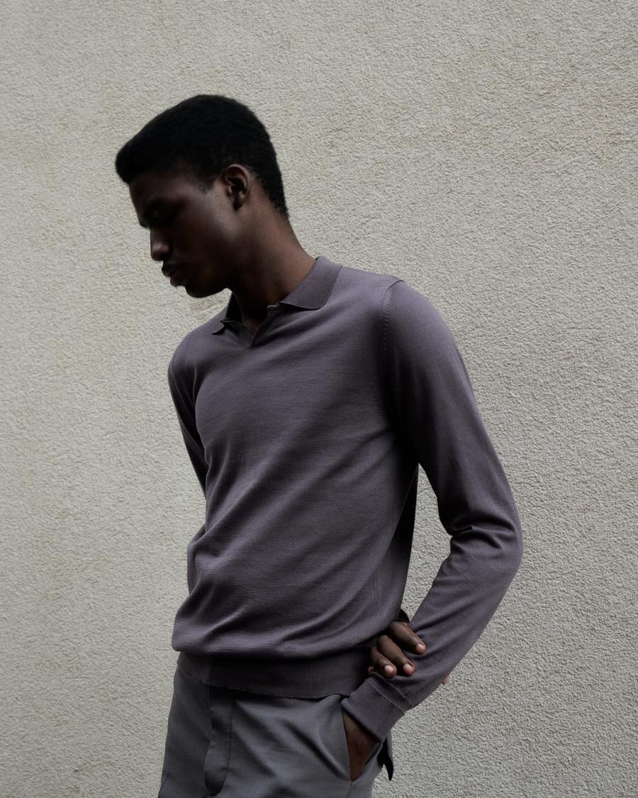 Omar Afridi 22ss ニットポロ Omar Afridi 22SS ニットニットポロ