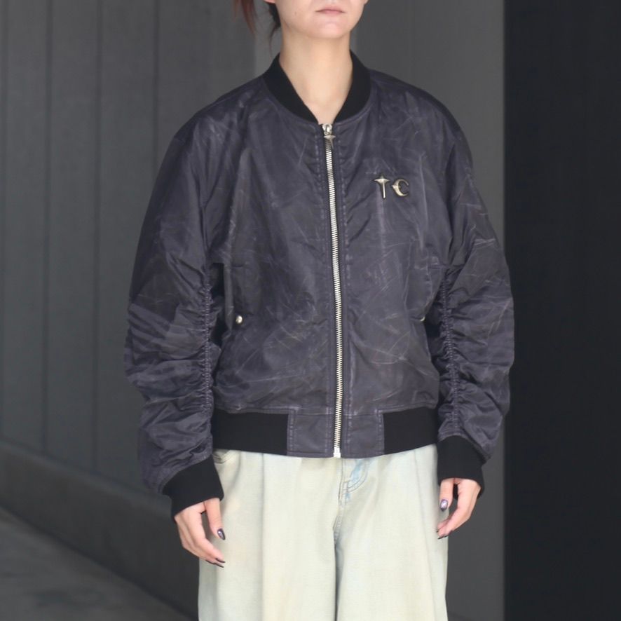 【残り一点】Jamong Two Tone Washed Ma-1 Jacket