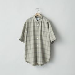 【残りわずか】C/R Check Oversized S/S Shirt