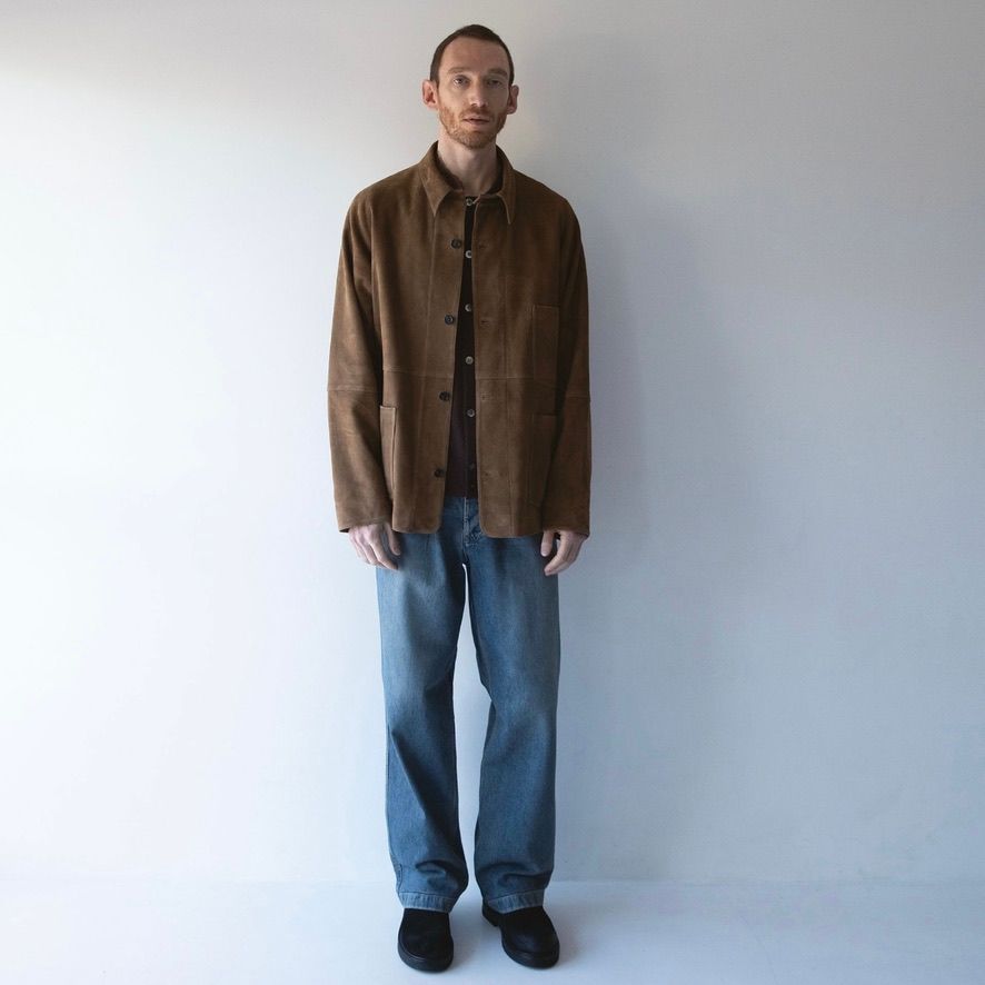 【残り一点】Leather Coverall Jacket