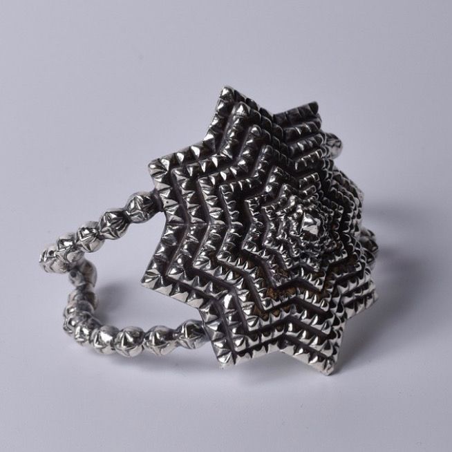 【お取り寄せ注文可能】Flower Element Bangle(SILVER)