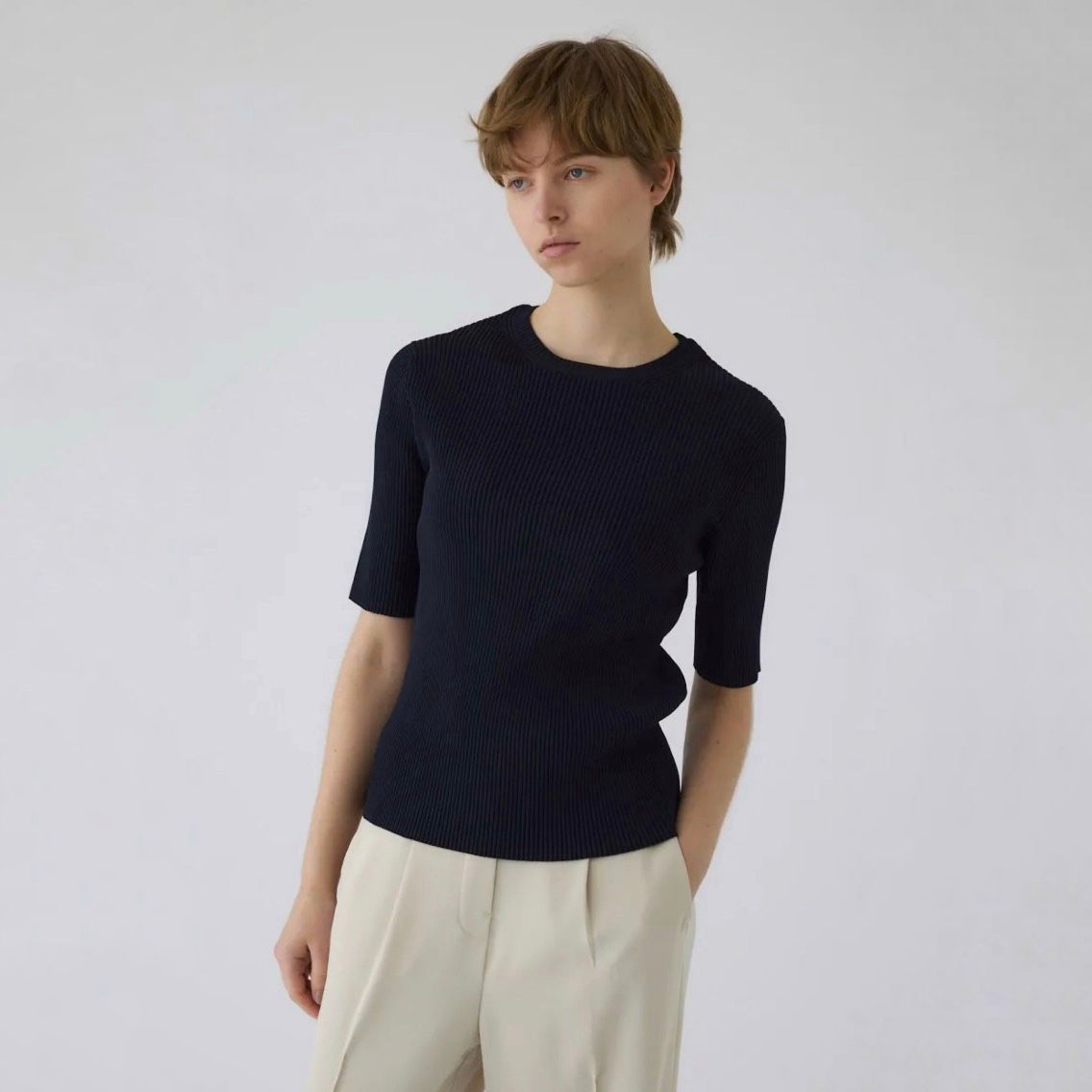 【残り一点】Compact Knit Tops