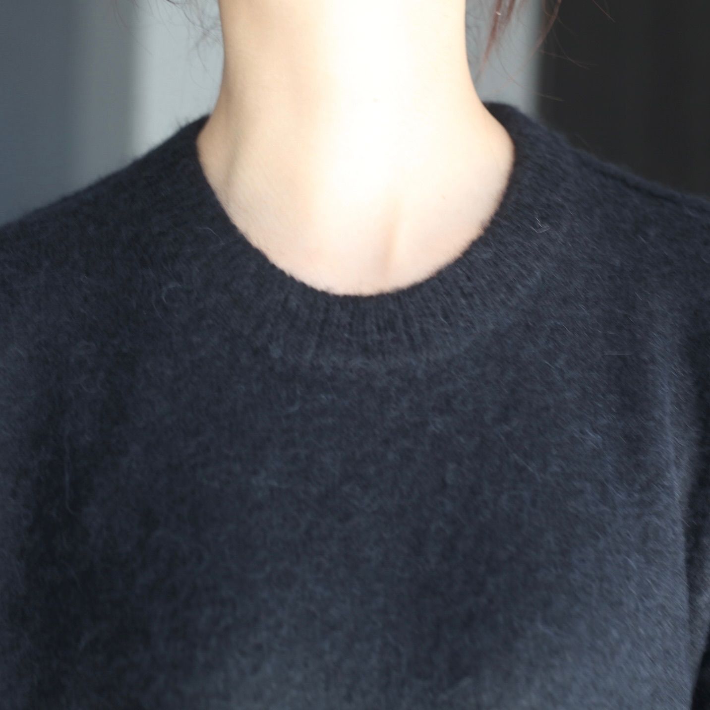 【残りわずか】Wool/Alpaca Knit Crew Neck LS