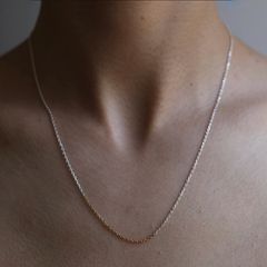 【お取り寄せ注文可能】Mix Chain Necklace(WHITE×GOLD)