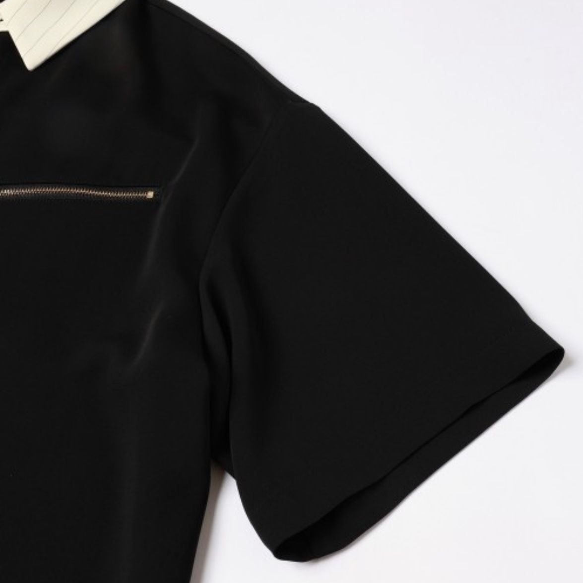 CULLNI - 【残り一点】Double Satin Bi Color Short Sleeve
