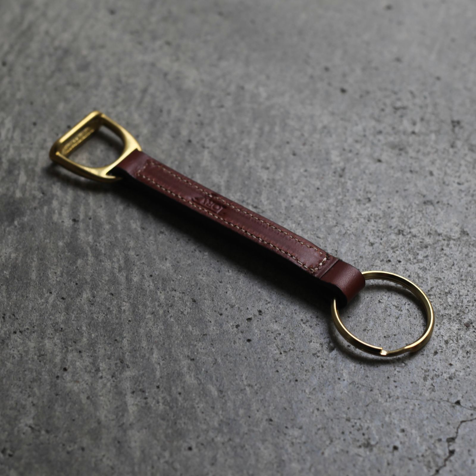【残り一点】Stirrup Leather Key Fobs(OAKBARK)