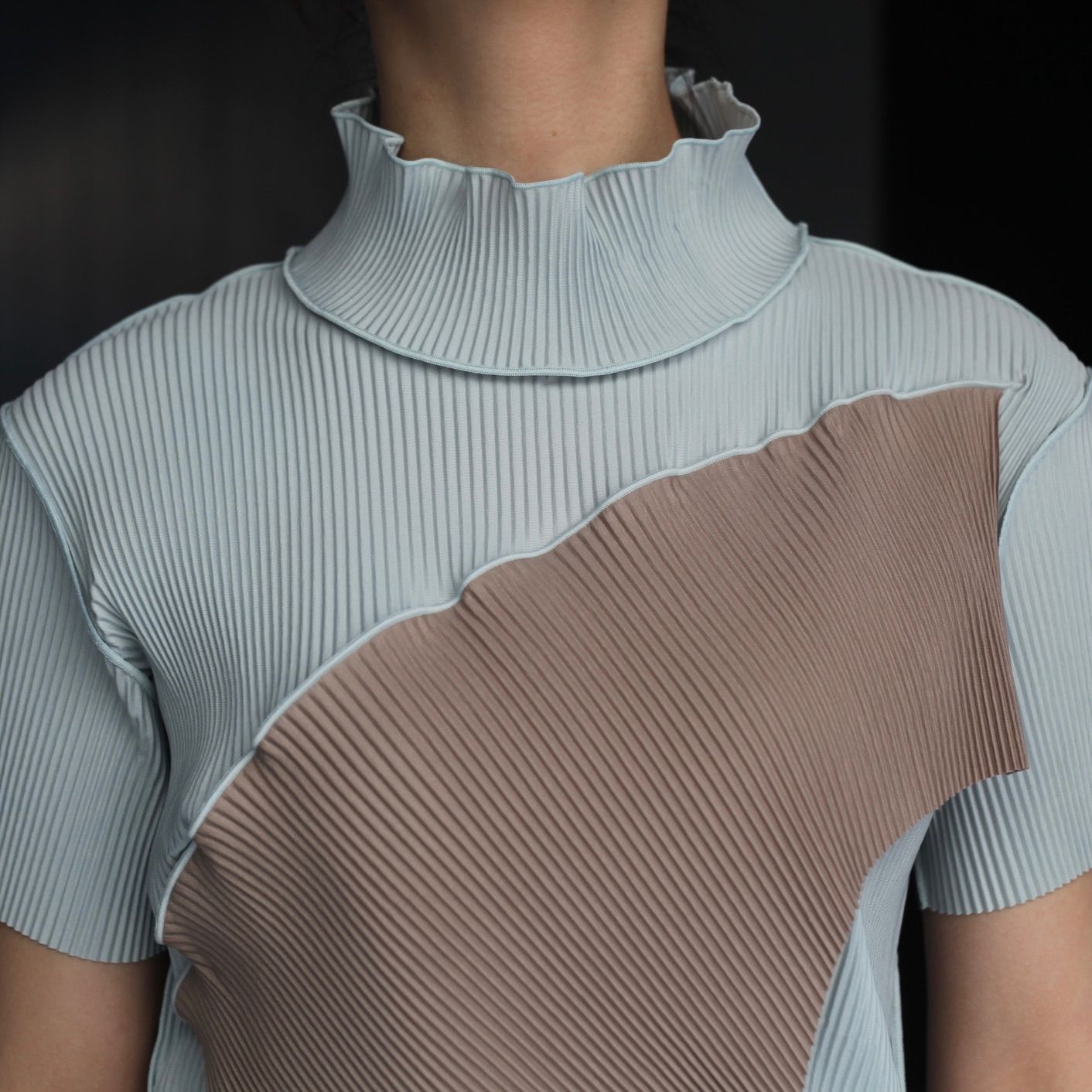 【残り一点】Todo Wave Top Short Sleeve Highneck