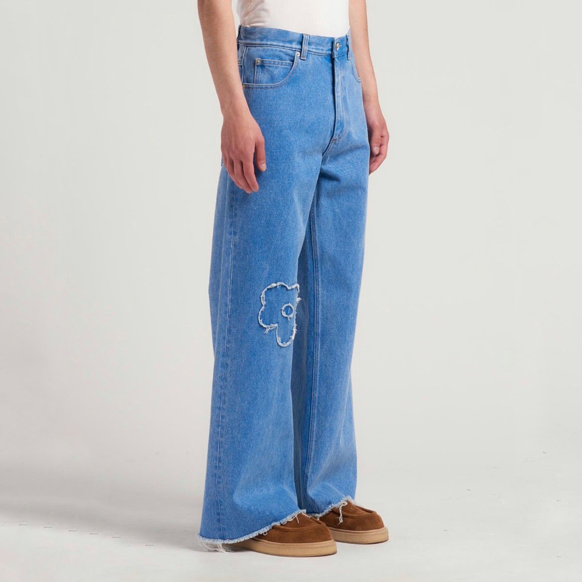 MARNI - 【残り一点】Patched Coated Organic Denim Trousers