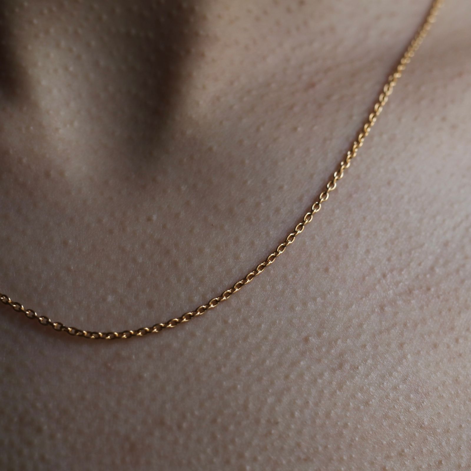 【残りわずか】Oval Chain Necklace(GOLD)