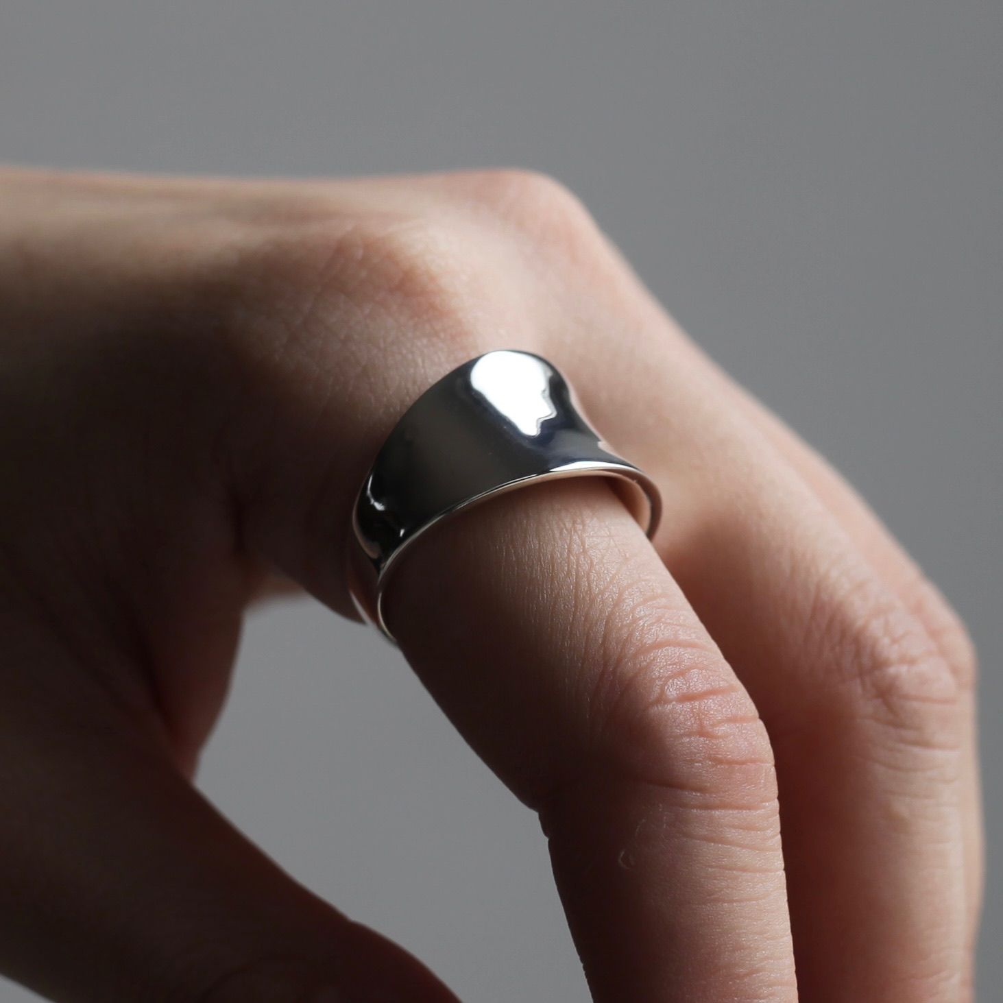 【残りわずか】Streamline Ring Small(SILVER)