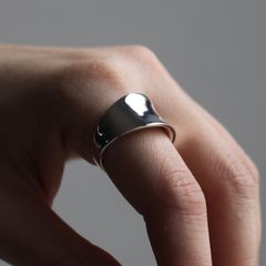 【残りわずか】Streamline Ring Small(SILVER)