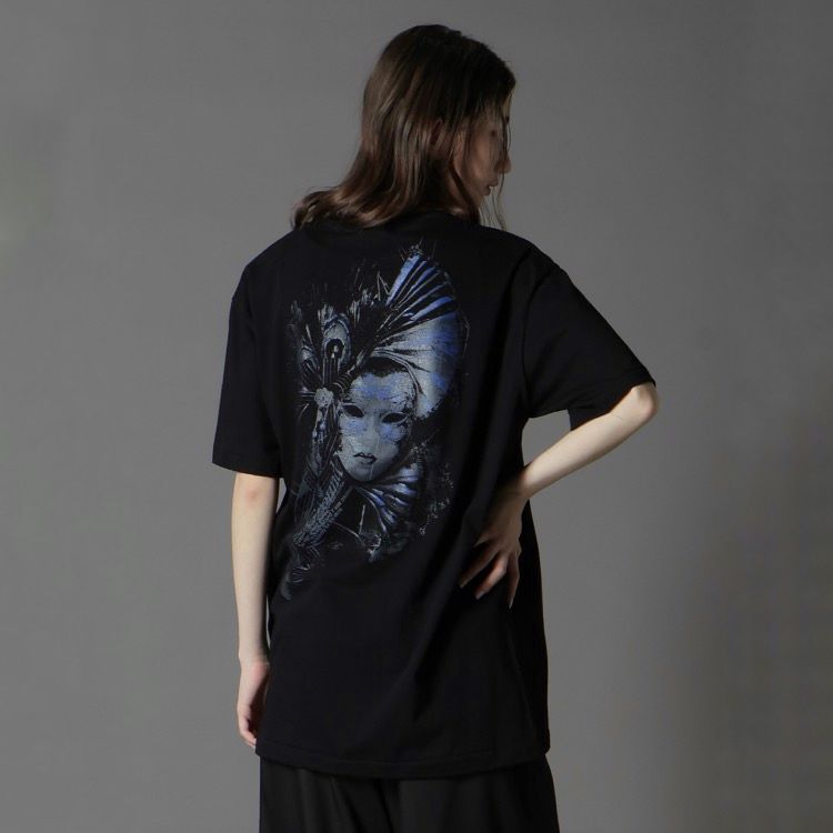 【残り一点】Print Tee(MASK BLUE)