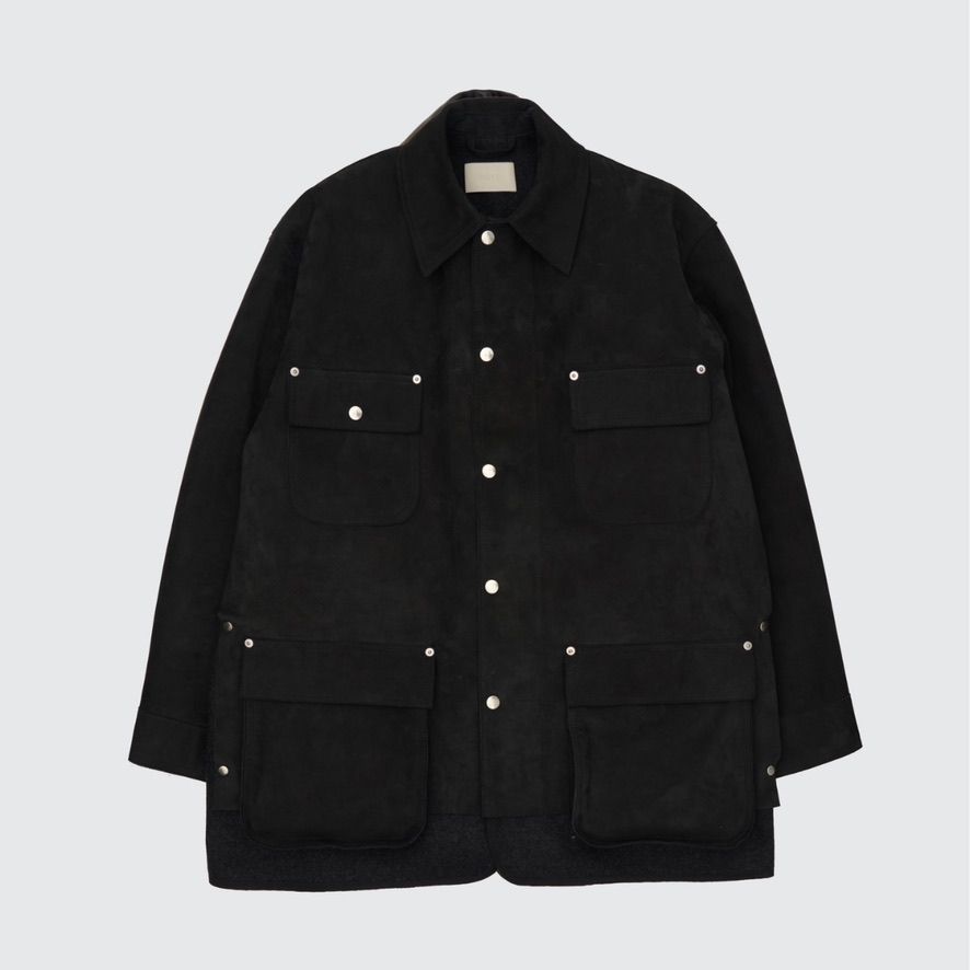 【残り一点】Nubuck Leather Coverall Jacket