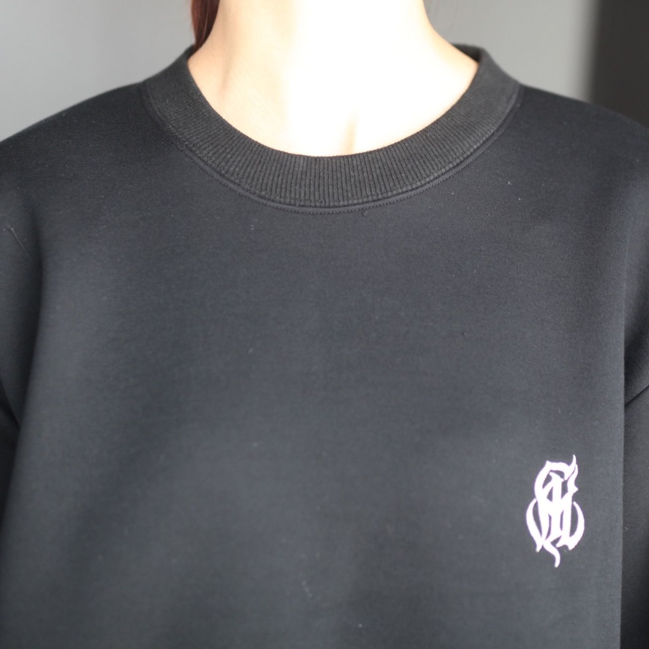 【残り一点】High Gauge Double Knit Crew Neck SW