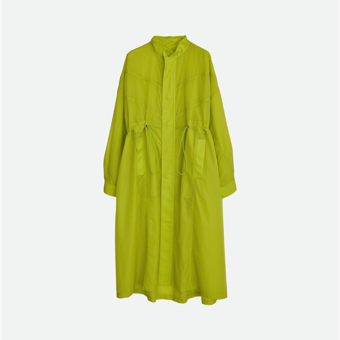 【残り一点】Sheer Drawstring Over Coat