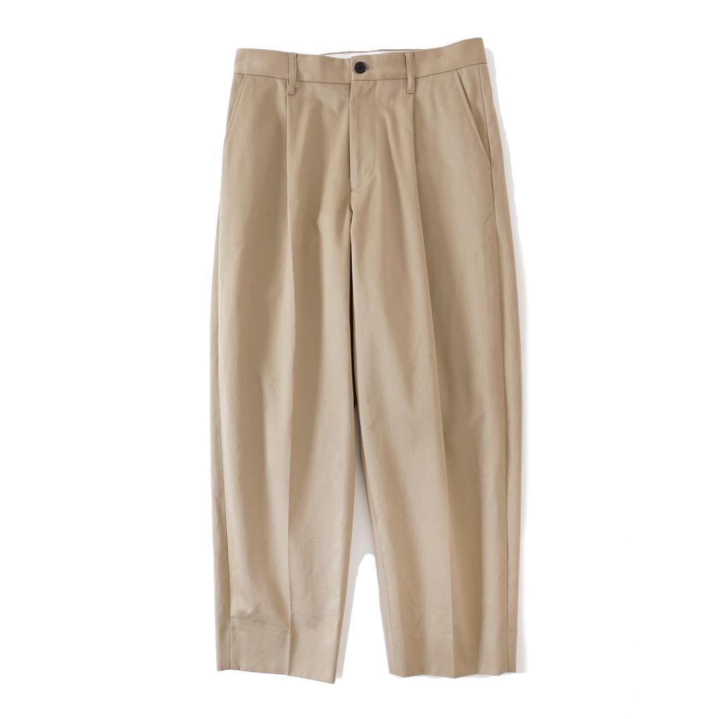 UNIVERSAL PRODUCTS - 【残りわずか】Cotton 1tuck Trousers | ACRMTSM