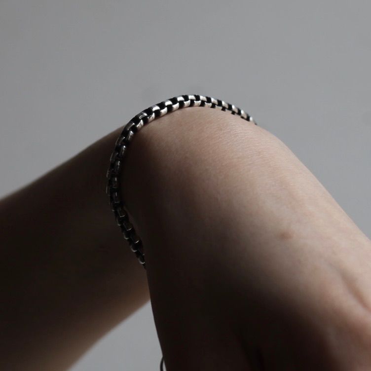 【お取り寄せ注文可能】Square Block Chain Bracelet
