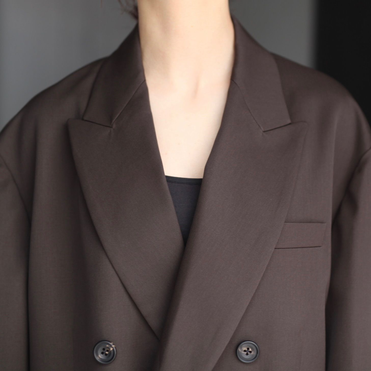 ジャケット・アウター EXTRA OVERSIZED DOUBLE BREASTED JACKET OVERSIZED DOUBLE BREASTED JACKET – ssstein