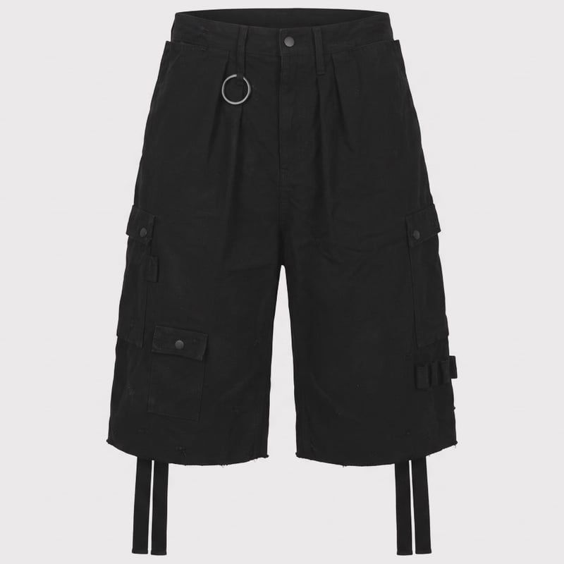 【残り一点】Heavy Cargo Short With Damaged(AGED CANVAS)