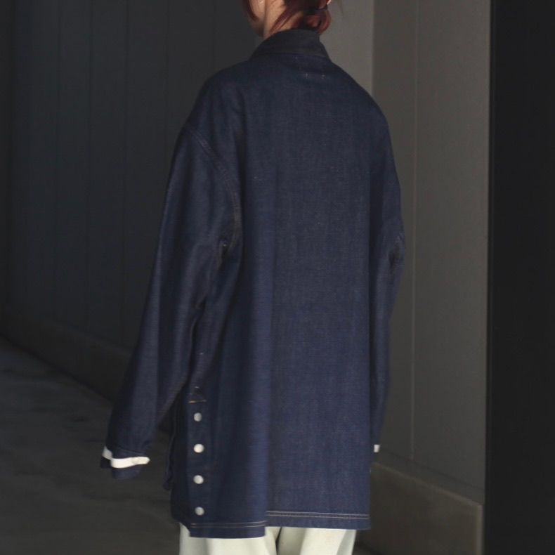 【残り一点】Denim Coverall Half Coat
