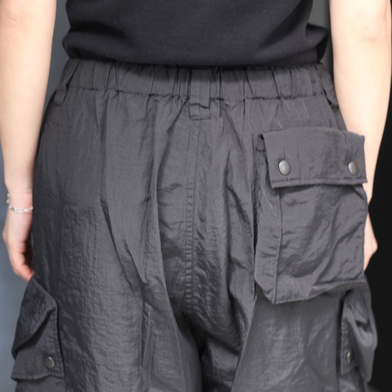 YOKE - 【残り一点】Nylon Multi Pockets Utility Shorts