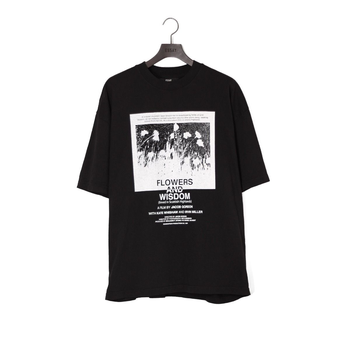 【残り一点】Oversized Garment Dye T-shirt(FLOWER)