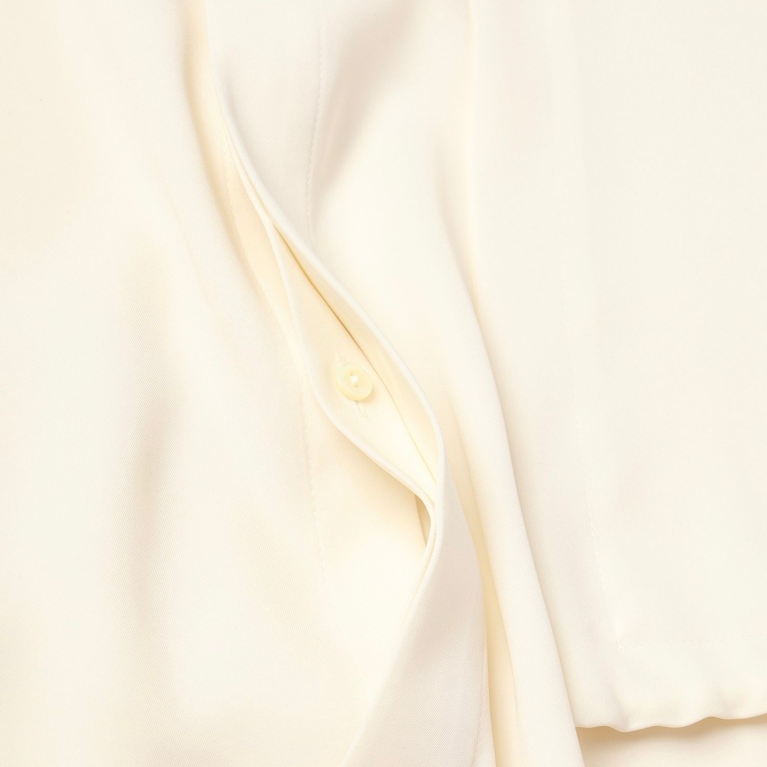 【残り一点】Dry Double Satin Layered Short Sleeve Shirt