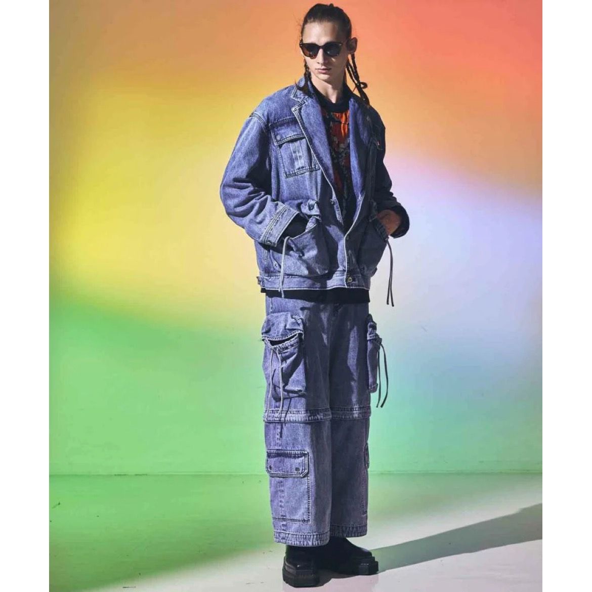 MAISON SPECIAL - 【残り一点】Big Pocket 2way Baggy Denim