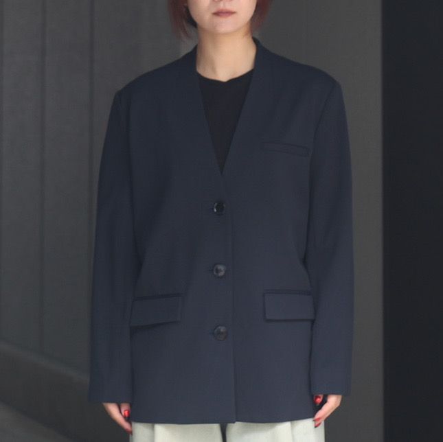 【残り一点】Collarless Padded JK