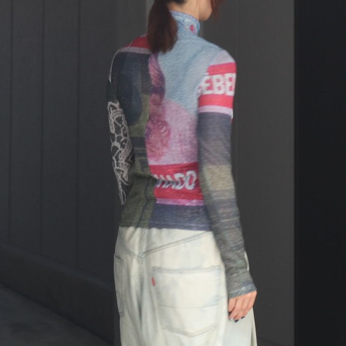 【残り一点】Graphic Glitter Tops
