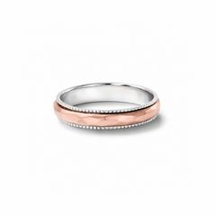 【お取り寄せ注文可能】Grain Crack Ring Combi(PLATINUM950 / K18 PINK GOLD)