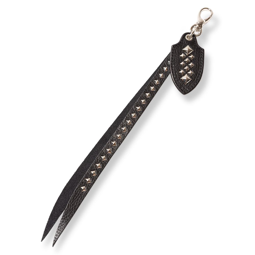 【残りわずか】Studs Leather Long Key Ring