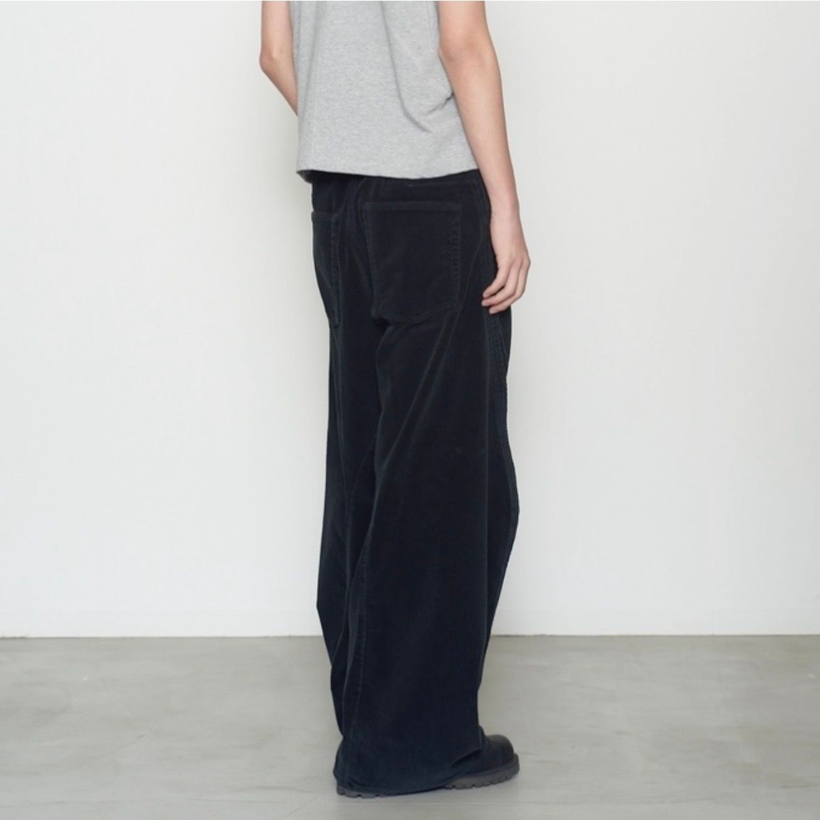 【残り一点】3D Twisted Wide Leg 5P Pants