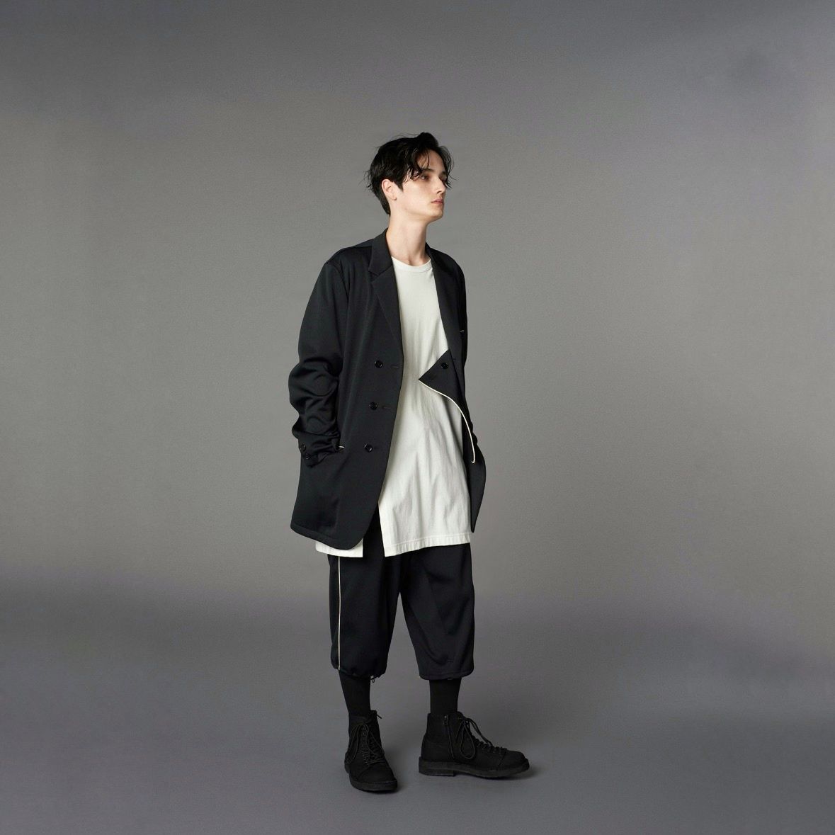 【残り一点】スリット半袖ジャンボTシャツ