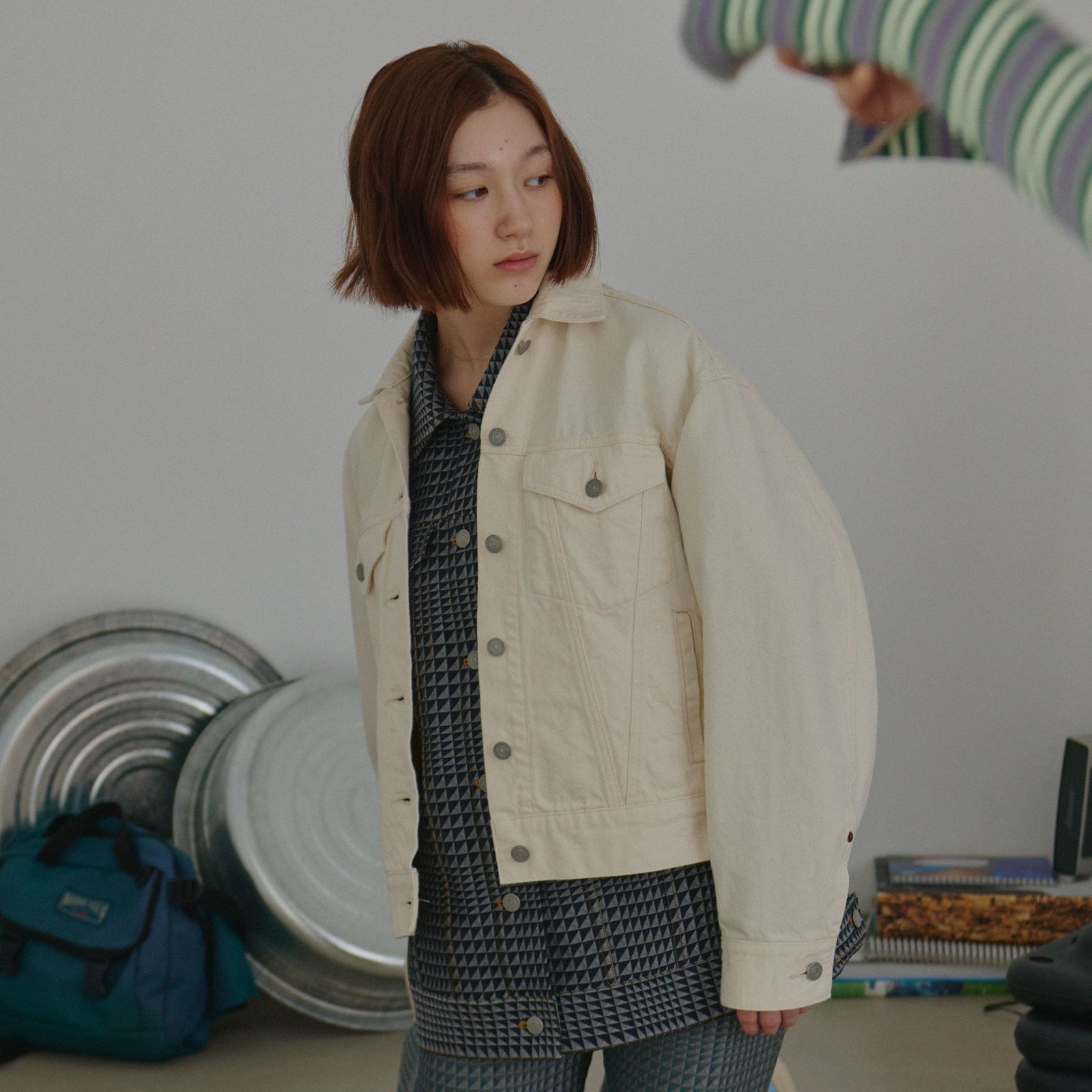 【残りわずか】Denim Jacket - FREE SIZE