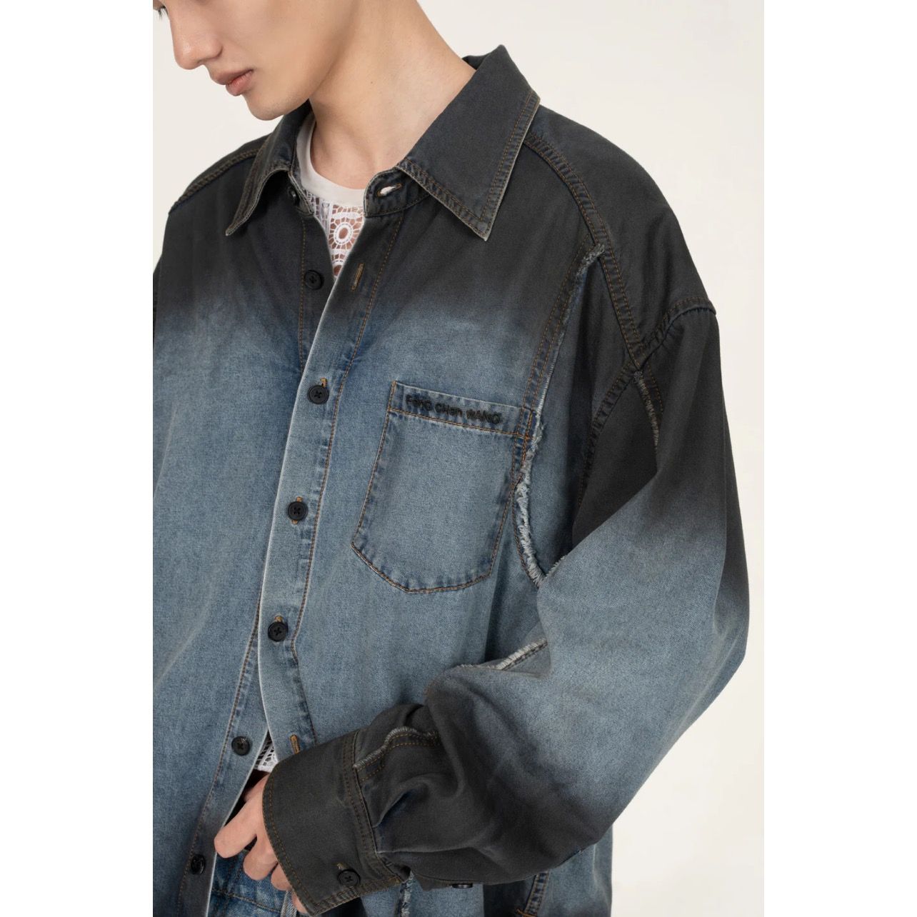 【残り一点】Indigo Gradient Denim Shirt