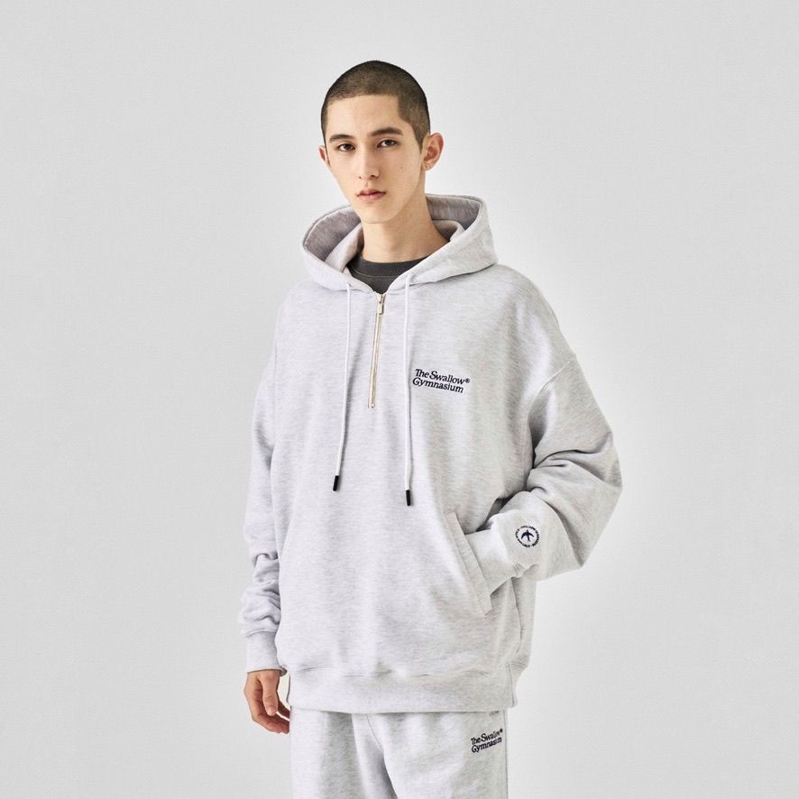 【残り一点】Gymnasium Half Zip Up Hoodie