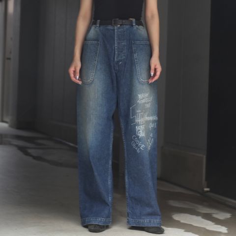 【残り一点】Navy Denim Utility Pants