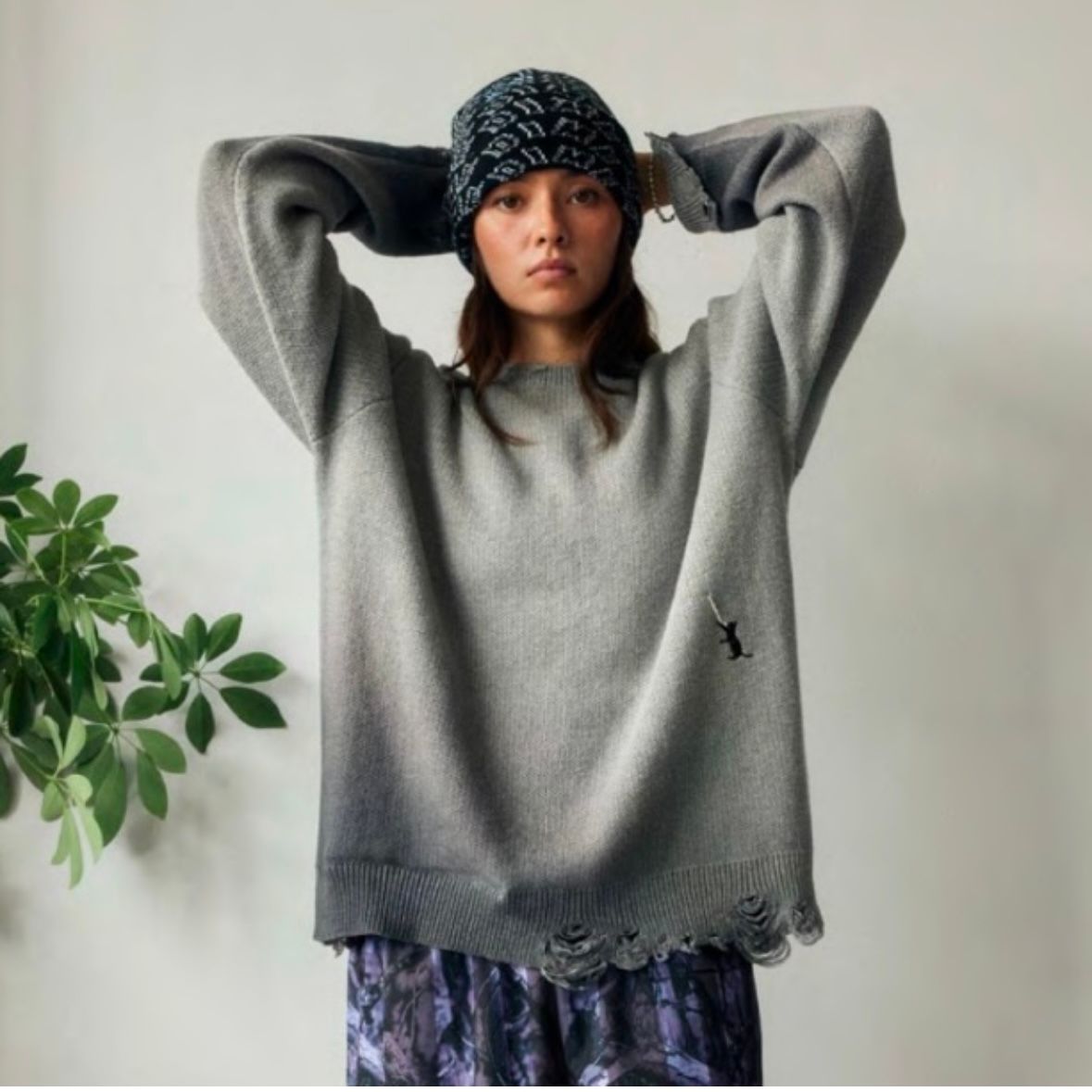 Cat Knit (Gray) DIMESP2510STO- Allike Store