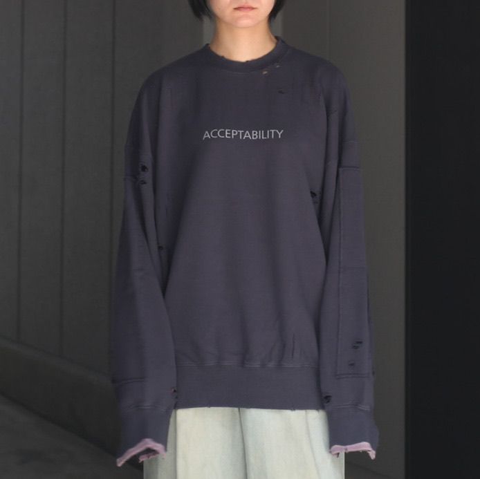 【残りわずか】Oversized Rebuild Sweat LS