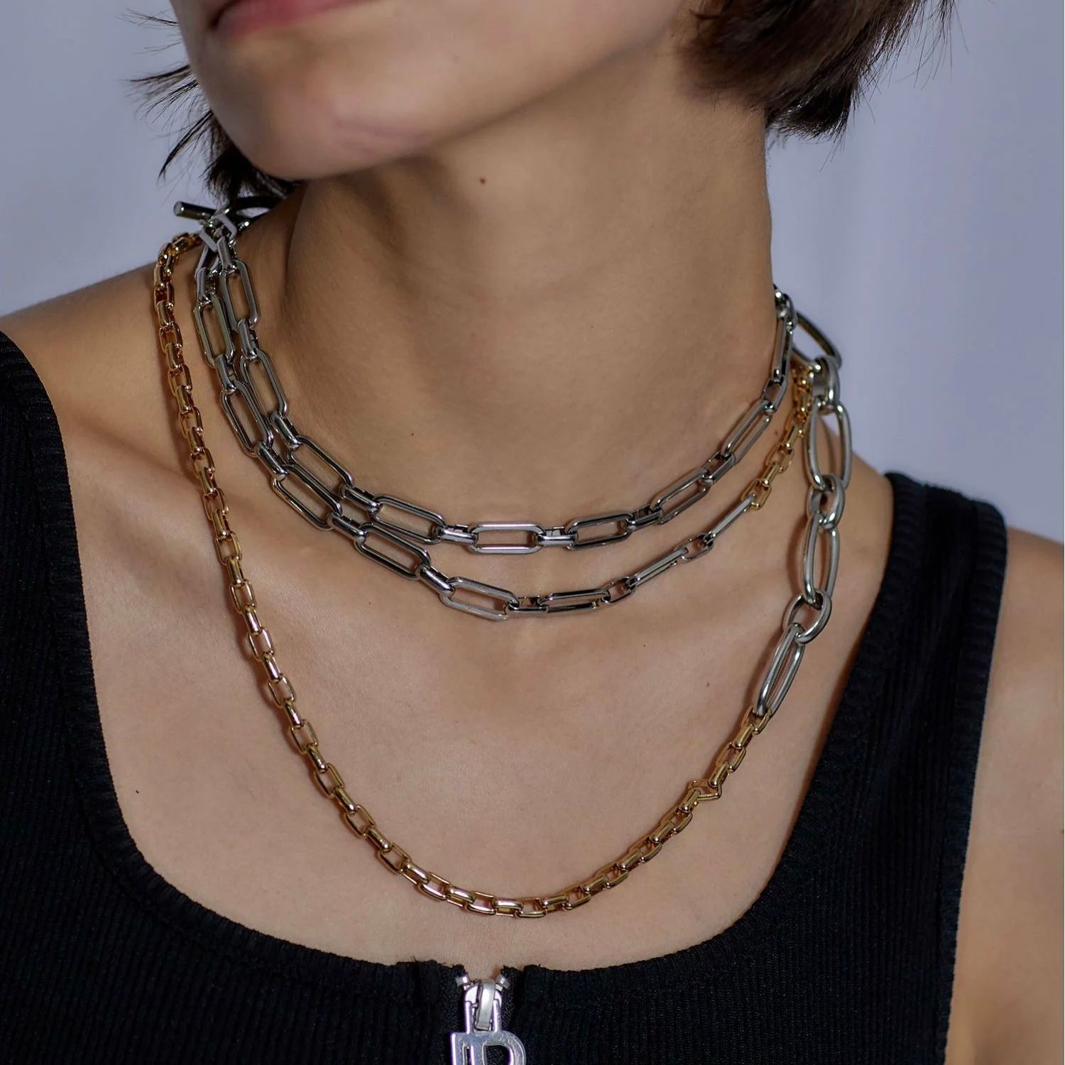 【残り一点】Bicolor Chain Necklace