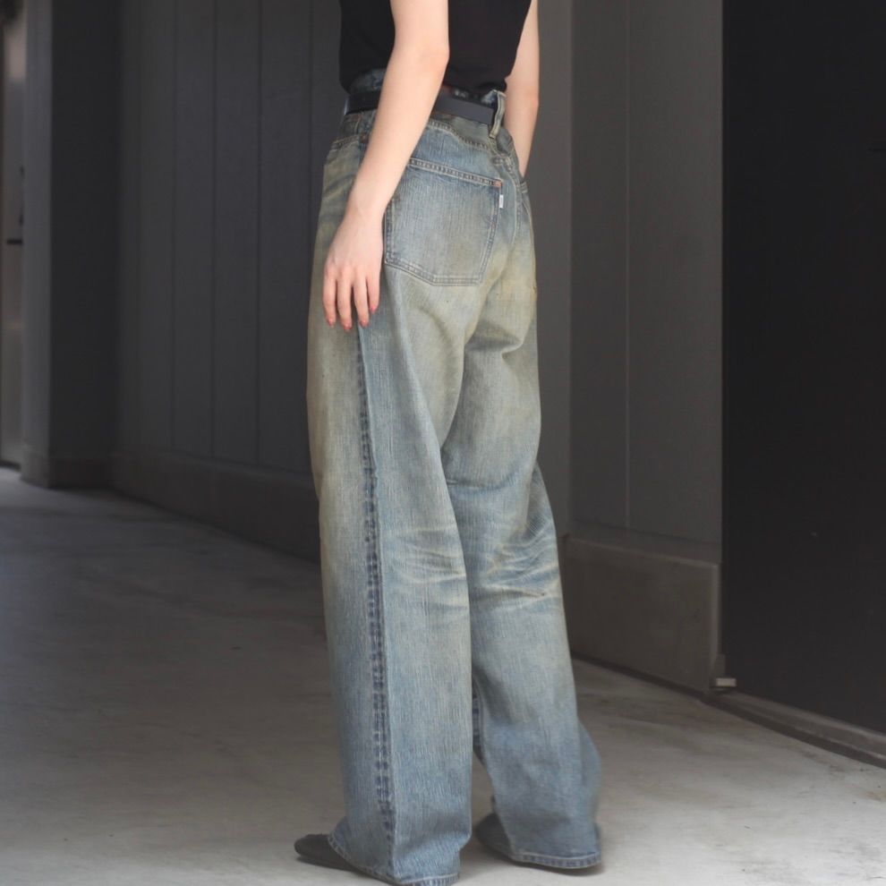 【残り一点】Faded Modern Denim Pants Wide Cut