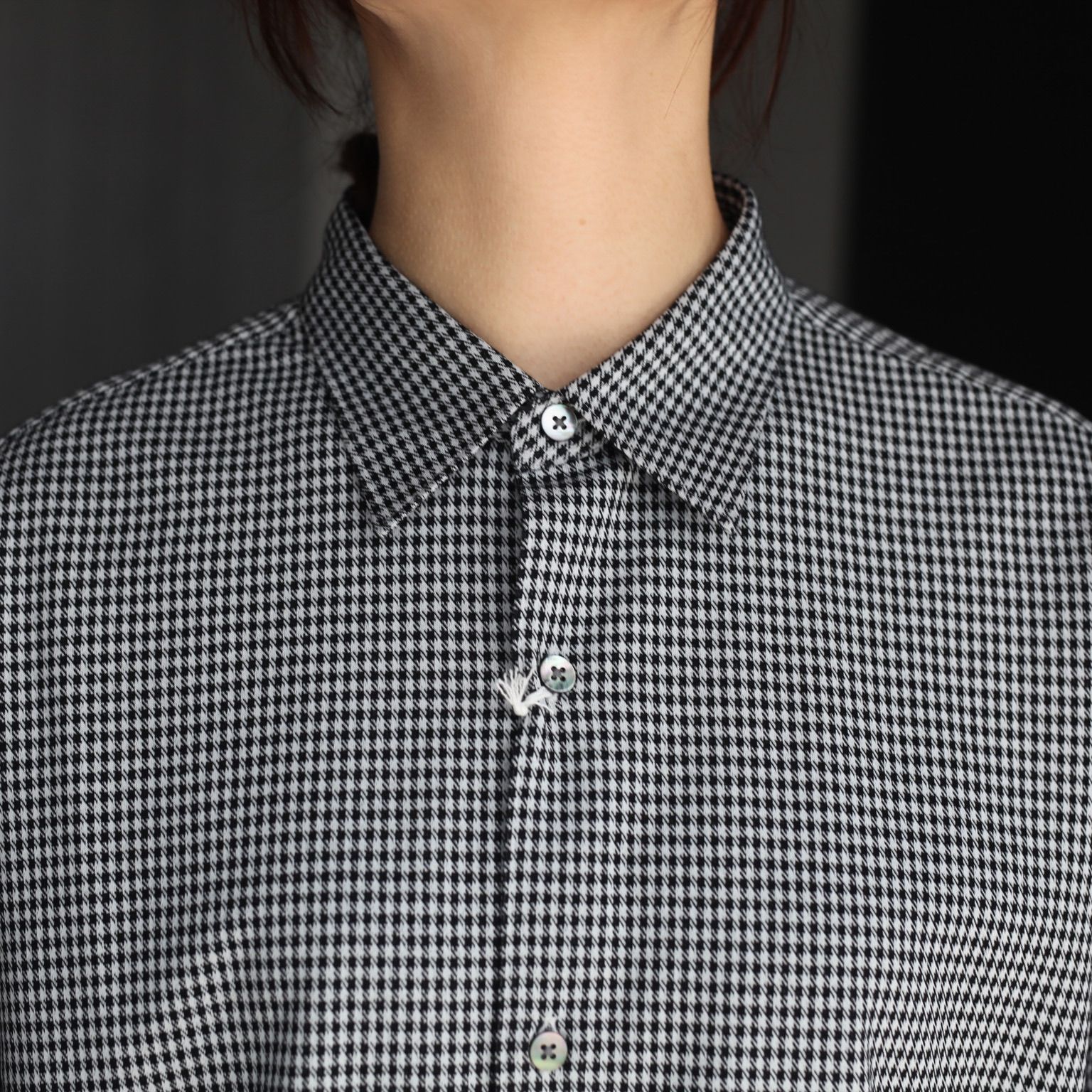 【残り一点】36G Modest Check Shirt